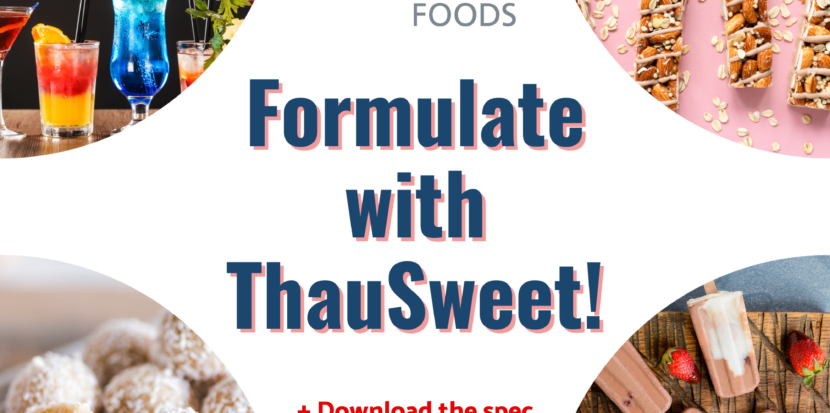 Icon Foods Formulate with ThauSweet