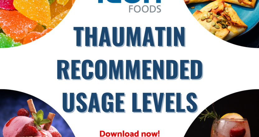 Icon Foods Thaumatin Recommended Usage Levels