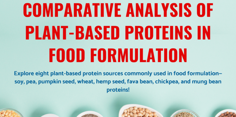 Icon Foods Comparative Analysis of Plant-Based Proteins in Food Formulation