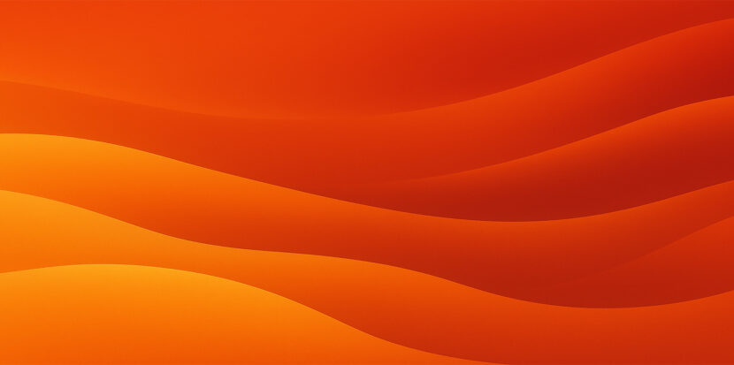 Smooth waves of yellows, oranges, and reds