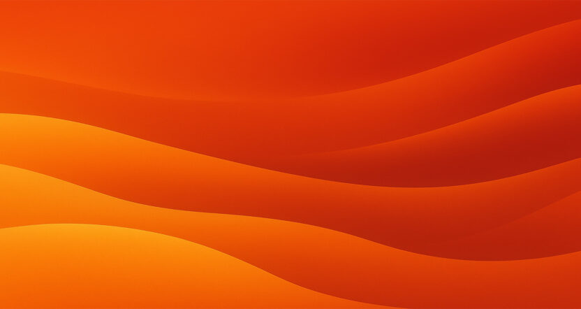 Smooth waves of yellows, oranges, and reds
