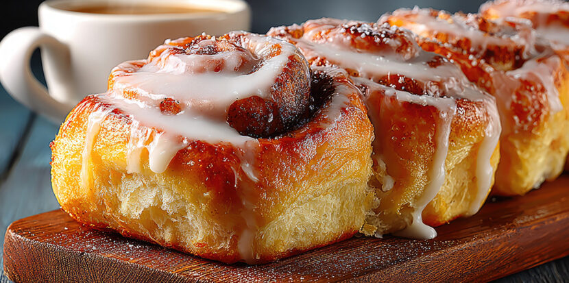 Cinnamon Rolls made with allulose