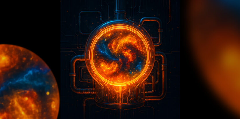 Nuclear reaction in space