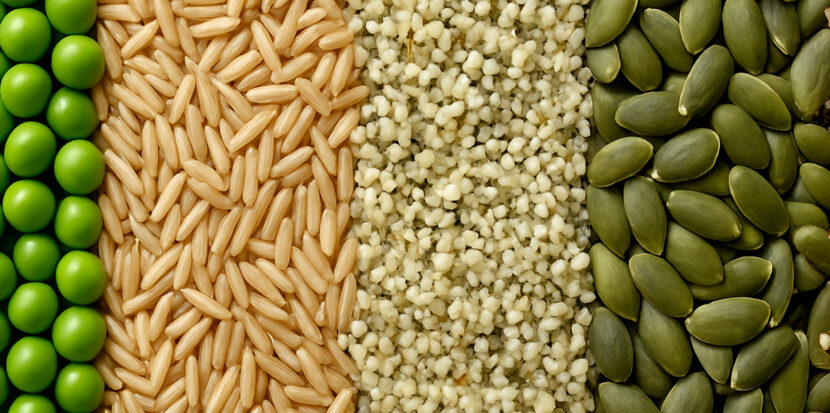 Pea Protein, Brown Rice Protein